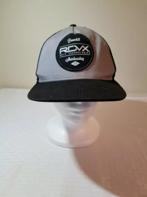 Vintage rdvx downhill skateboarding grip technologies Trucker hat Snapback cap