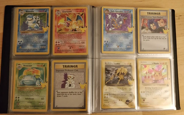 POKEMON CARDS CELEBRATION 25th Master Set with Charizard & Mew gold EN ...
