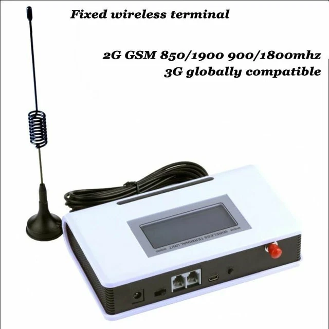 Wireless Fixed Terminal 4G 3G 2G Gsm Cellular Network Connect Landline DC 5-12V Wireless Fixed Terminal 4G 3G 2G Gsm Cellular Network Connect Landline DC 5-12V