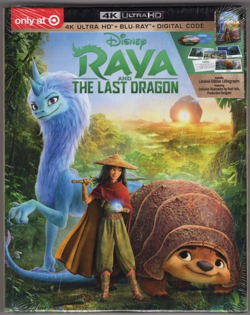 DISNEY RAYA & the Last Dragon 4K Ultra HD + BluRay TARGET EXCLUSIVE
