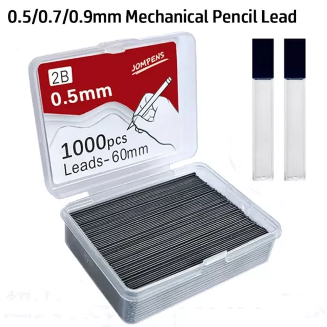 1000PCS/Box 60mm Length Mechanical Pencil Lead Mechanical Pencil Refill  Student