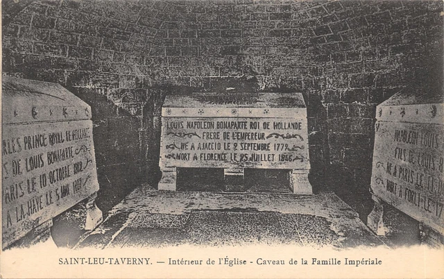 95-Saint Leu Taverny-Interieur De L Eglise-Caveau-N�6026-F/0109