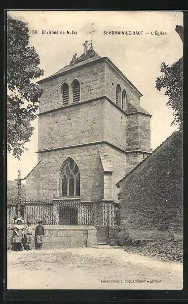 CPA Saint-Romain-le-Haut, l´Église