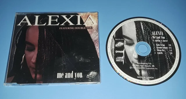 CD ALEXIA Me and You, MaxiSingle, DWA Records, Europe 1995 RARE