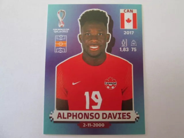 Sticker PANINI FIFA QATAR 2022 - N° CAN 12 ALPHONSO DAVIES