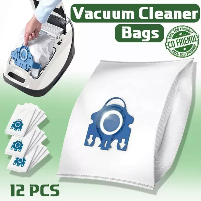 12PCS Vacuum Cleaner Dust Bags For Miele FJM Hyclean 3D GN C2 C3 S5 S8  S5211 S5210 Household Vacuum Cleaner Accessories - AliExpress