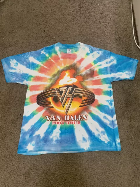 Vintage Van Halen 2004 Concert Tour Men’s  T Shirt SIZE XL  preowned