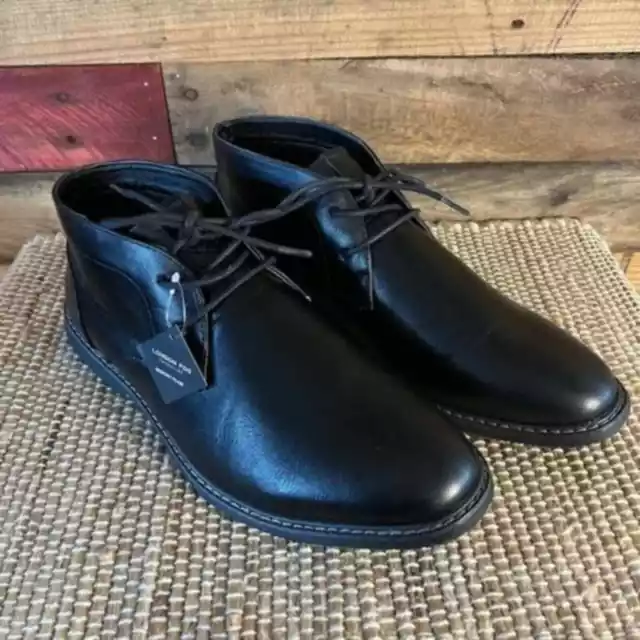 LONDON FOG BLACK‎ Chukka Boots Men’s Size 11 $40.00 - PicClick