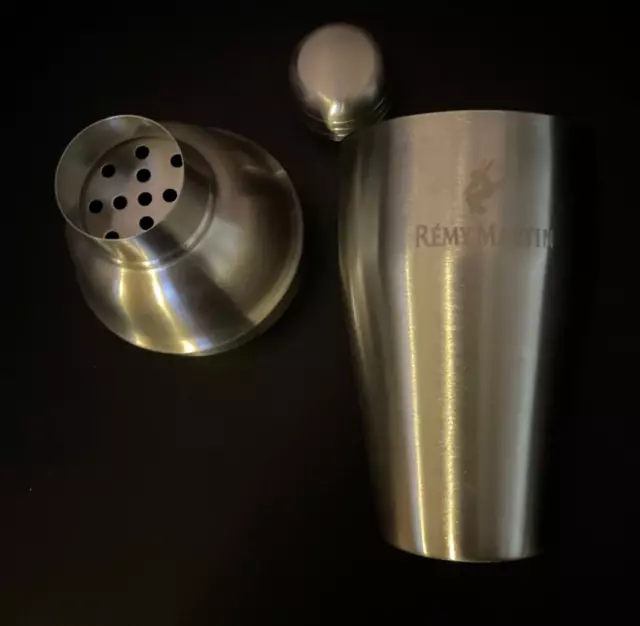 NEW Remy Martin COCKTAIL SHAKER 8oz Small Mixing 6.5” tall Stainless Steel