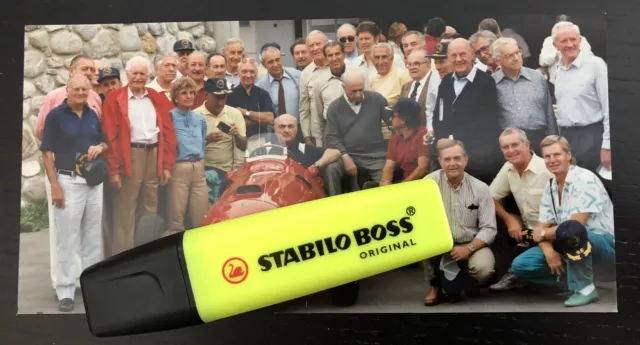 Rare Photo Collection Albert Obrist  Pilotes Ferrari Suisse Meeting Scuderia