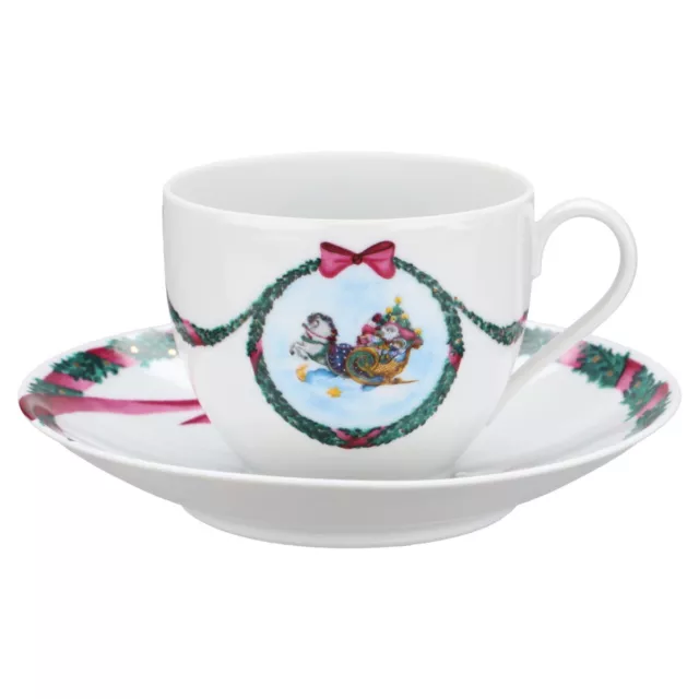 Kaffeetasse mit Untere Royal Copenhagen Jingle Bells