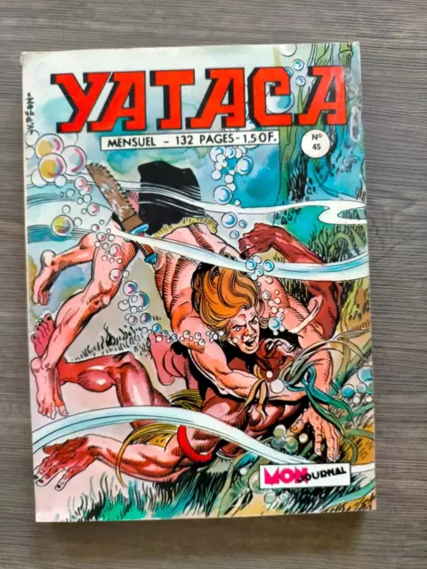 bd  YATACA  n° 45  mon journal 05/03/1972 SERGE REGGIANI  HANS MERENSKY