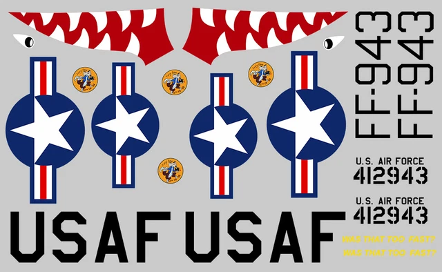 Maquette Géante P51 Mustang 1/5 - Plans Imprimés Pour Modèle Radiocommandé - Avion RC à Construire