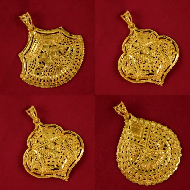 Indian 18k Traditional Pendant Bollywood Goldplated Necklace Pendant Jewelry
