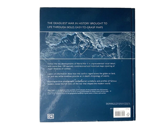 WORLD WAR II Map by Map by Peter Snow & DK - Non Fiction - Hardback £20 ...