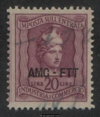 Trieste Industry & Commerce Revenue Stamp, FTT IC103 right stamp, used, VF