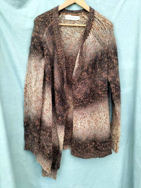 Graham & Spencer Ombre Knit Wool Alpaca Blend Cardigan Size S