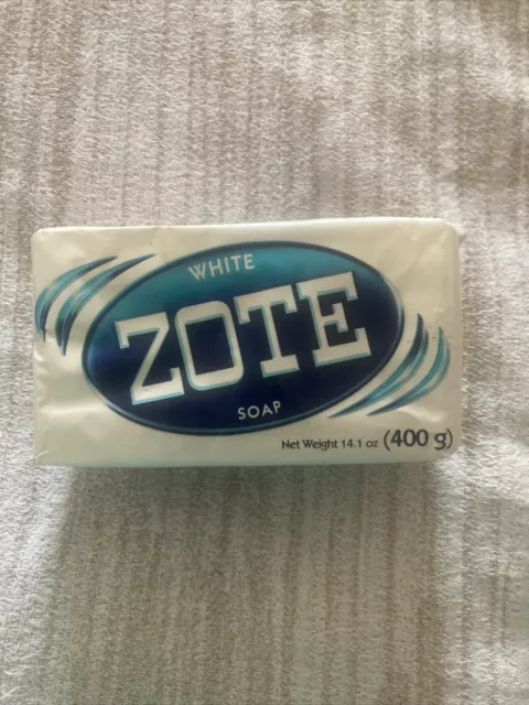 Zote AZUL Laundry Soap Washing Clothes Detergent Kitchen Jabon Blanco 14oz Bars
