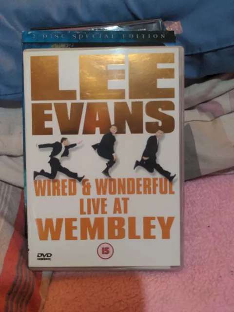 Lee Evans Wired and Wonderful Live at Wembley DVD 2002 Lee Evans cert 15