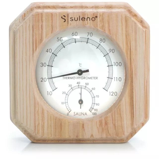 Saunazubehör Klimamesser 2in1 Thermometer/Hygrometer Klimastation Messgerät