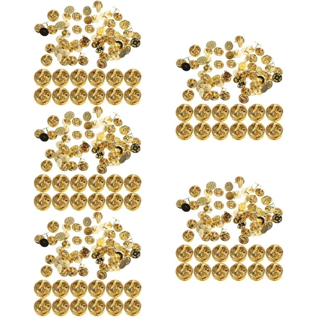 250 juegos de alfiler decorativo trasero metal pin trasero