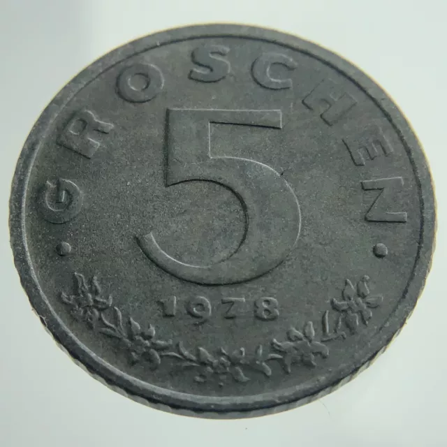 1978 Austria 5 Groschen KM#2875 Uncirculated Coin BB601