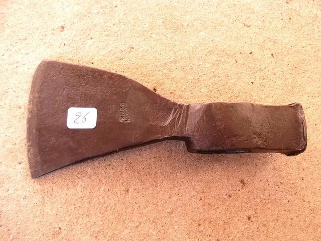 Ancienne Hache Forgée Signée BÔNE N°26 | Outil Du 19e Siècle France