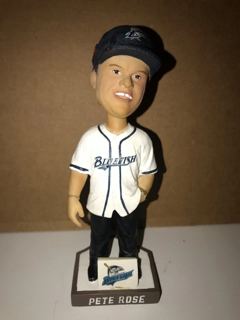 2015 Bridgeport Bluefish Pete Rose Bobblehead SGA Cincinnati Reds MILB MLB