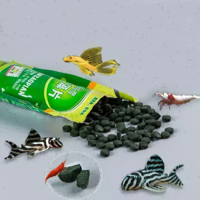 Fish Food Spirulina Catfish Tropical Veggie Algae Wafers W9C6 Z R8 S7 F0L3  G2E1 3