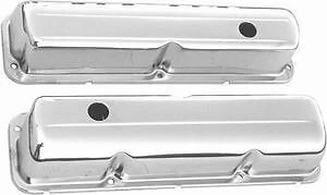 RPC Chrome Steel Valve Cover Ford 353-428 Pair R9296