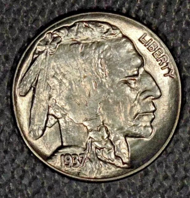 1937 Buffalo Nickel, Gem BU