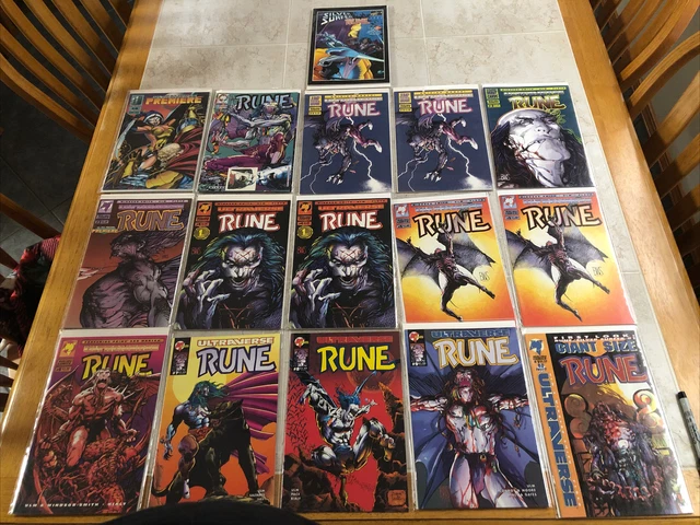 Rune/Silver Surfer/ 1st Appearnce Rune/ Mail in Exclusives(2)/ 13 Comics BWS Art