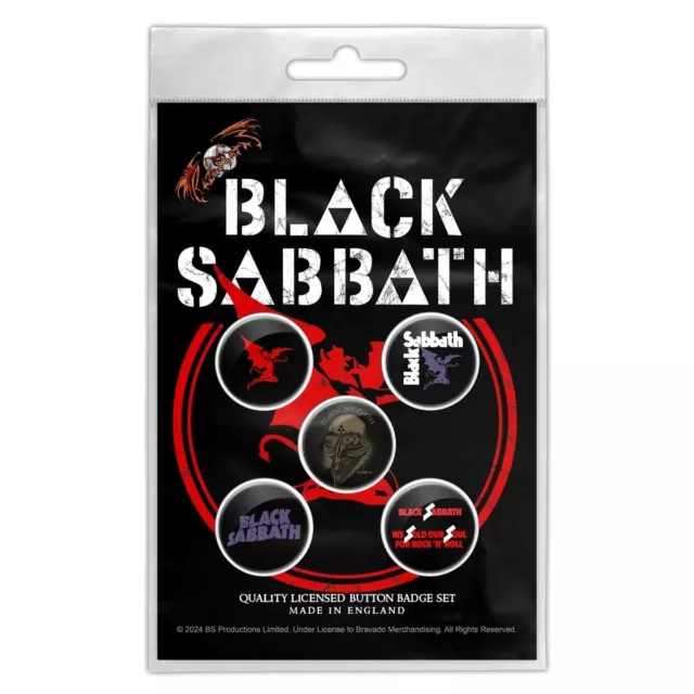 BLACK SABBATH badge pack