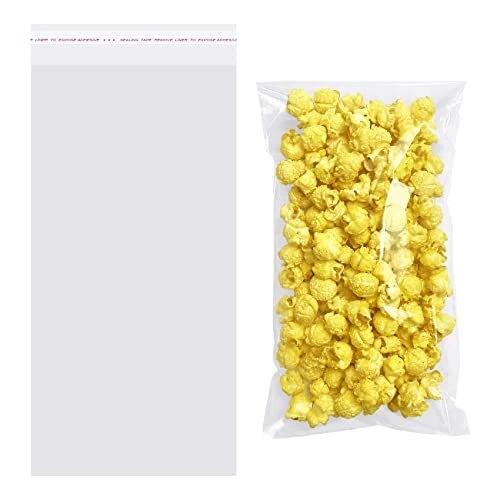 Self Sealing Cellophane Bags Self Adhesive,6x12 Inches Clear Reseal