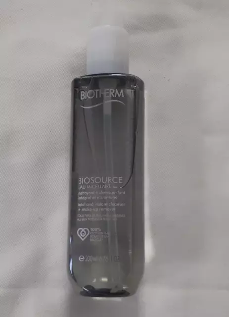 Biotherm Biosource eau micellaire 200 ml nettoyant + démaquillant /EBOF