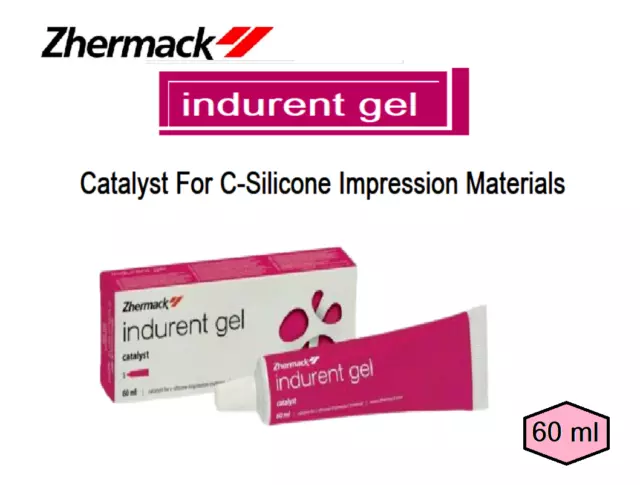 Zhermack Indurent Gel 60 ml Catalyst For C-Silicone Impression Dental Materials.