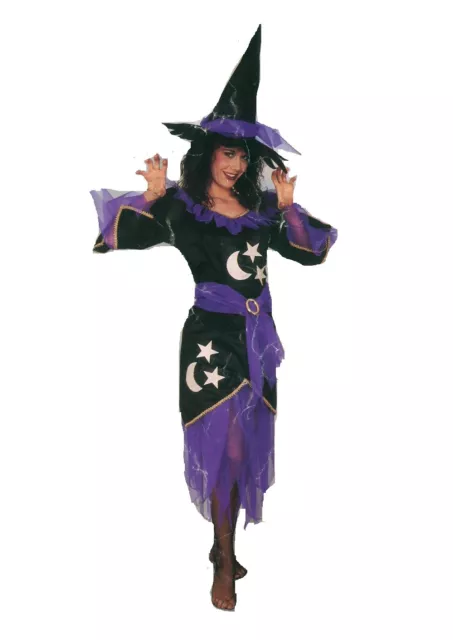 COSTUME VESTITO CARNEVALE Strega Donna Malefica Adulta Taglia S Adulto  Small EUR 14,90 - PicClick IT