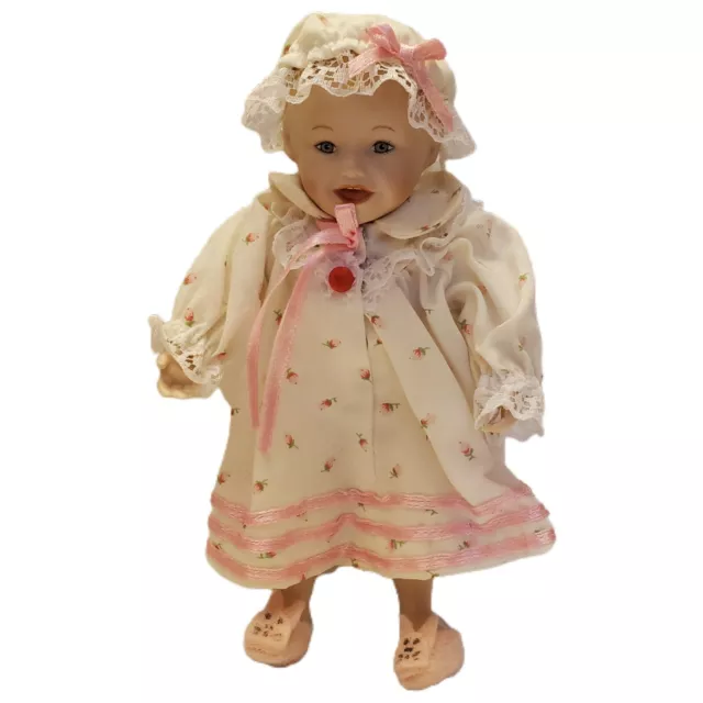Porcelain Ashton Drake Mini Picture Perfect Baby Pajamas Yolanda Bello