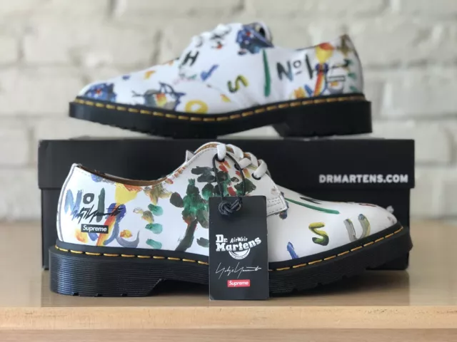 1461 Supreme HO x Dr. Martens Yohji Yamamoto Backhand White Men Shoe Size 12 New 1461 Supreme HO x Dr. Martens Yohji Yamamoto Backhand White Men Shoe Size 12 New