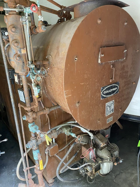 Columbia HRT Series 50HP High Pressure Steam Boiler max working pressure 150 Columbia HRT Series 50HP High Pressure Steam Boiler max working pressure 150