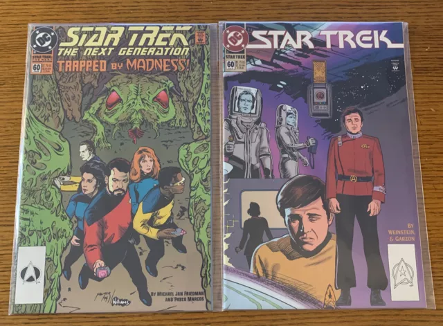 DC Comics #60 Star Trek The Next Generation Comic Book Lot of 2