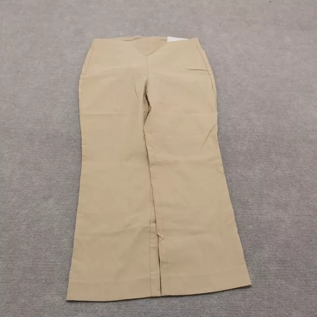 Chico's Womens Size 0 Tan Pull On Slim Leg Pants