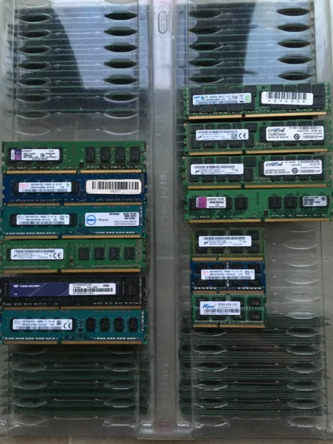 4GB 8GB 16GB 32GB LOT PC Desktop Laptop Server DDR2 DDR3 DDR4 memory Modules RAM