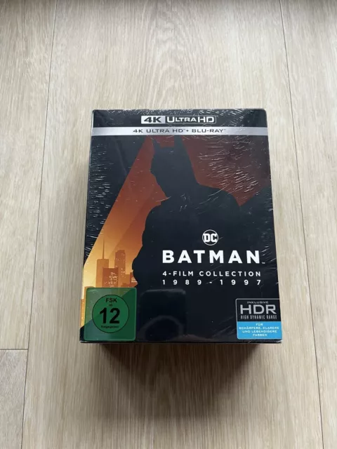 Batman 1-4 - 4K Collection (4K Ultra-HD + Blu-rays) (8 Discs) NEU und OVP