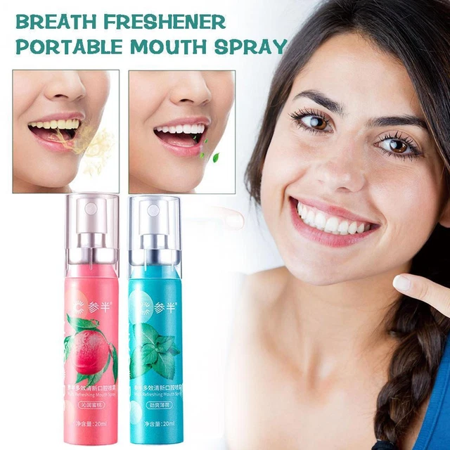 20ml Fresh Breath Spray Freshener Mouth Spray Antibacterial✨d R4Q5