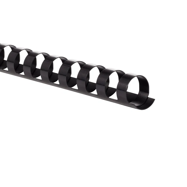 Mead CombBind Binding Spines, 9/16", Black, 125 Pack