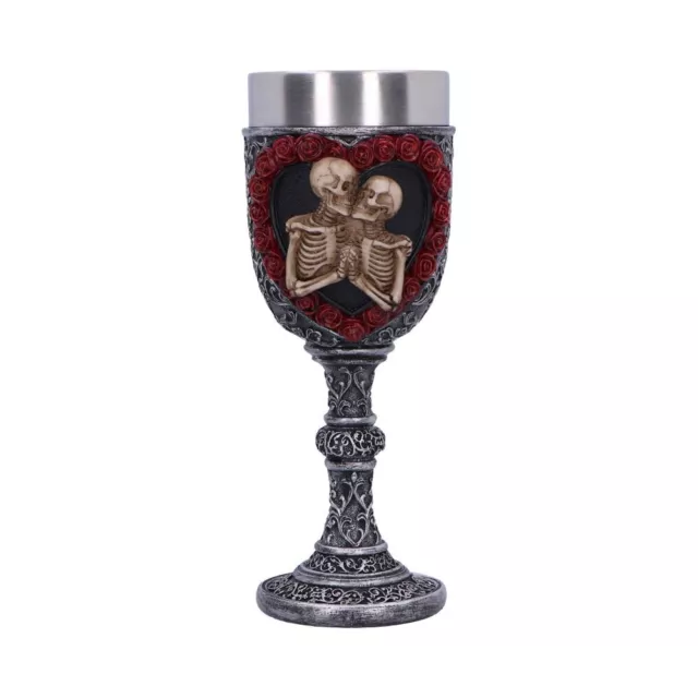 To Have and To Hold Skeleton Lovers Goblet Nemesis Now Gothic Wedding Gift
