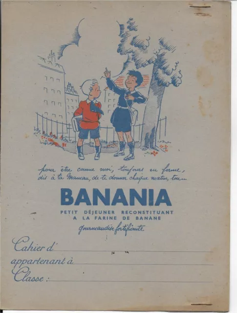 ANCIEN PROTEGE CAHIER  NEUF  ANNEE 30's   BANANIA
