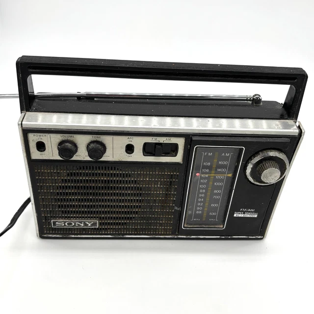 Récepteur Sony TFM-8000W – 6 Bandes FM/AM/PSB/OC1-3, Bon état De Fonctionnement
