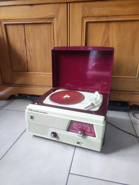 radio tsf à lampes Platine Vinyle Radiola RA 358 Bakélite À Réviser